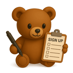 Sign Up Bear